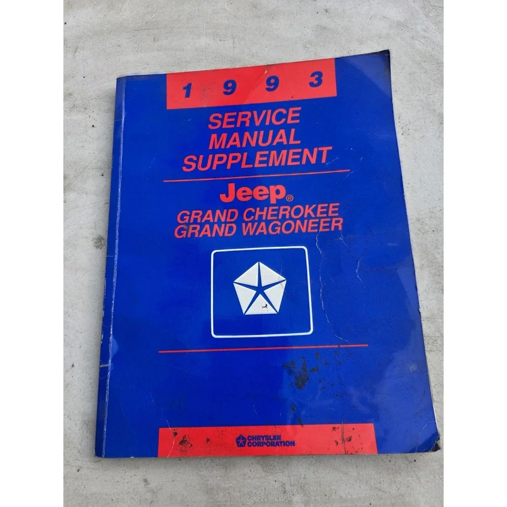1993 Jeep Grand Cherokee, Grand Wagoneer Factory Shop Service Manual